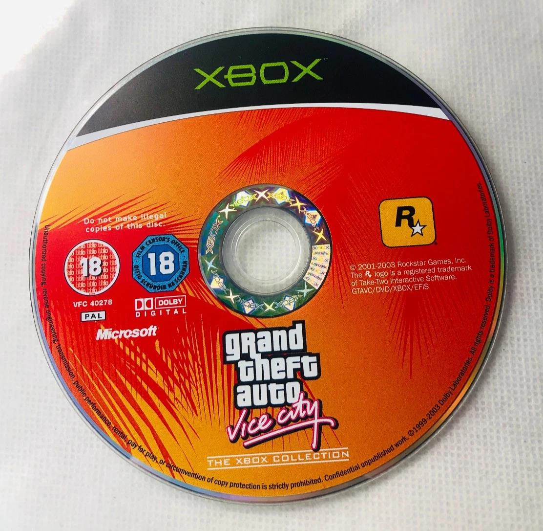 Grand Theft Auto: Vice City for Microsoft Xbox - [Just Disc] PlayStation