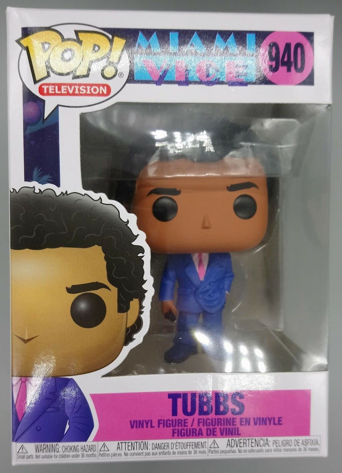 940 Tubbs - Pop Television - Miami Vice - Funko POP - Box Damaged