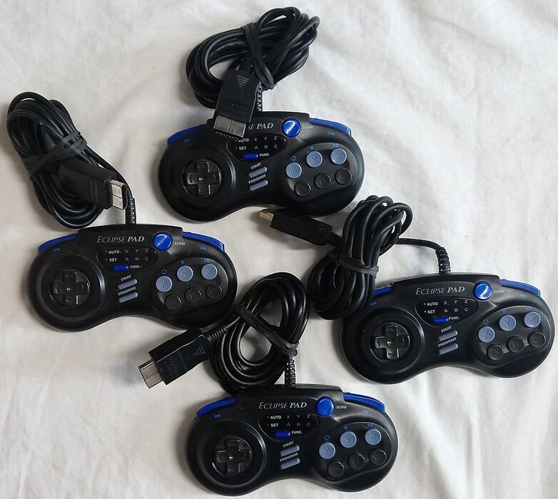 Unofficial Eclipse 6 Button Sega Saturn Controller - UK - Guaranteed FanofThings.co.uk