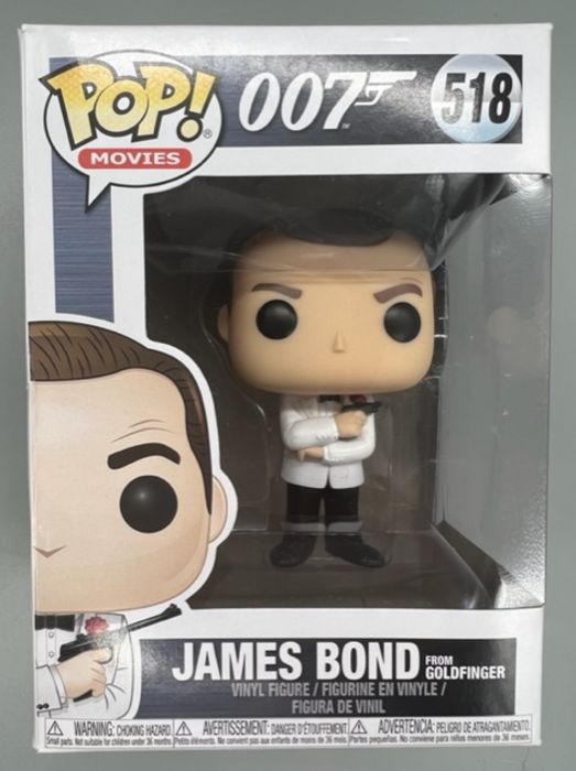 518 James Bond Sean Connery Tux (Goldfinger) - Funko POP - Box Damaged