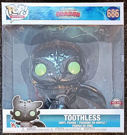 686 Toothless - 10 Inch - How To Train Your Dragon 3 Funko POP Funko