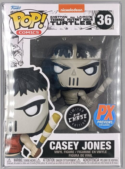36 Casey Jones B&W Chase - Teenage Mutant Ninja Turtles Funko POP Funko