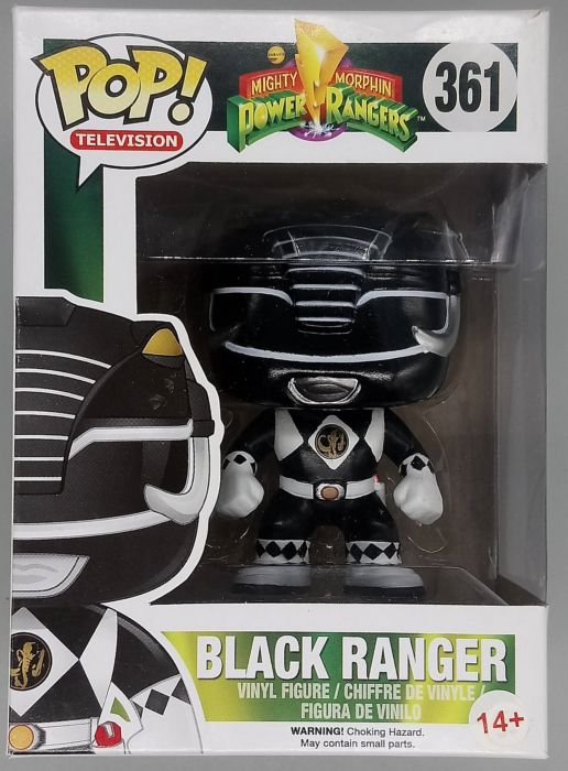 361 Black Ranger - Power Rangers - Box Damaged Funko POP