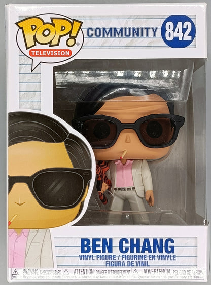 842 Ben Chang - Community - Damaged Box Funko POP