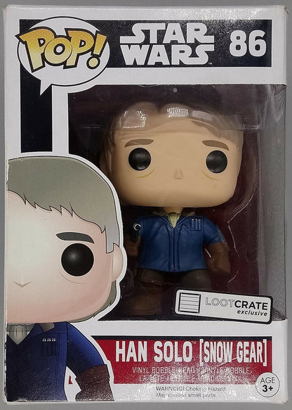 86 Han Solo (Snow Gear) - Star Wars - Box Damaged Funko POP Funko