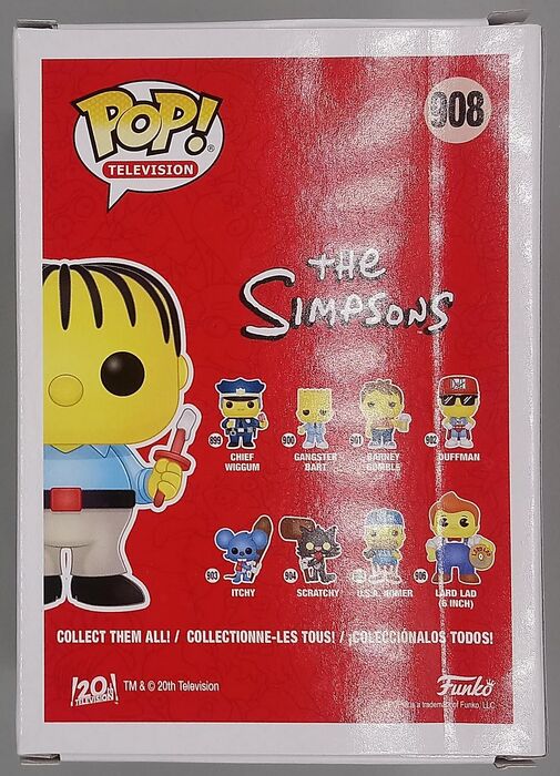 908 Ralph - The Simpsons - Box Damaged Funko POP