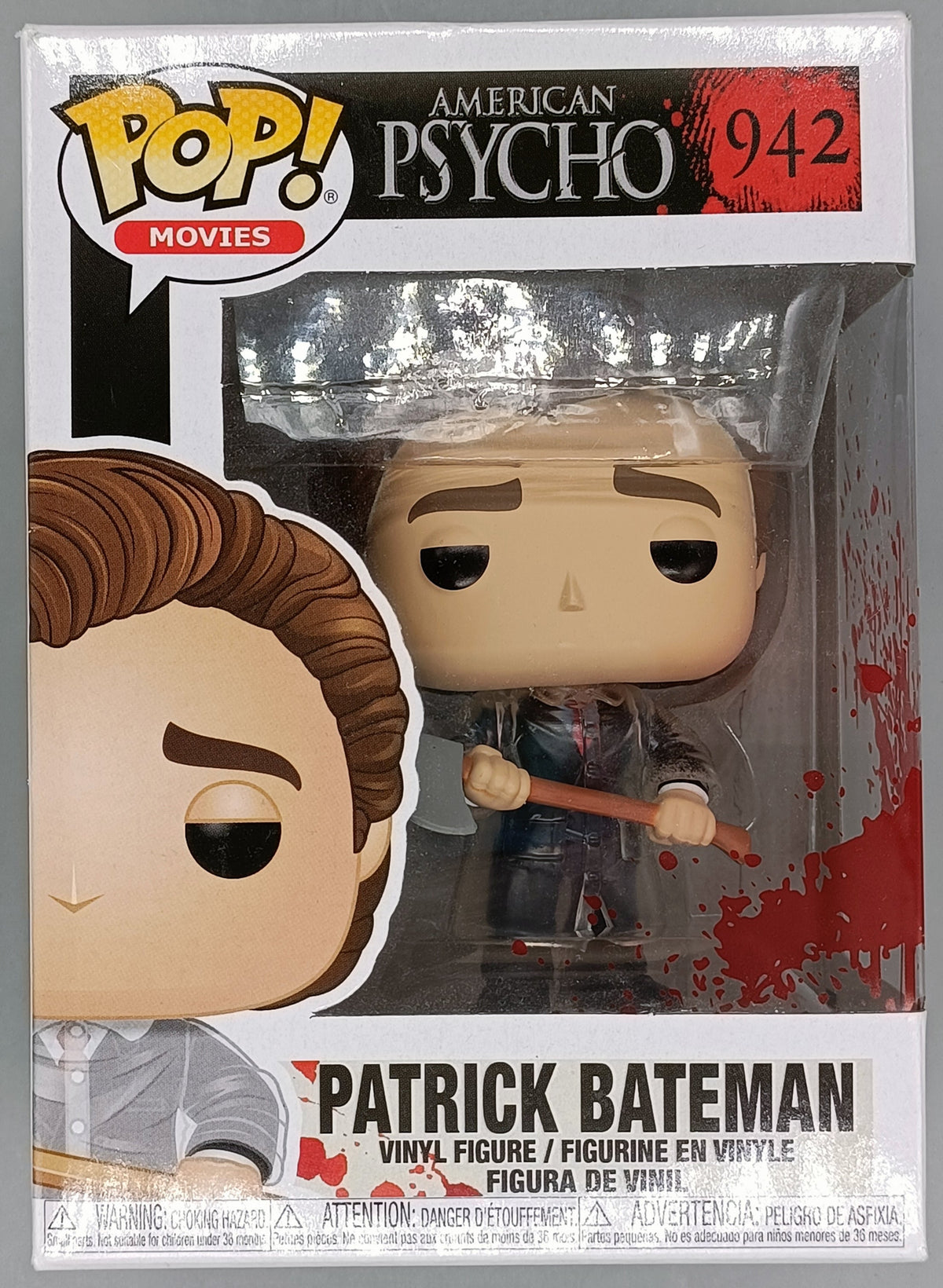 942 Patrick Bateman - American Psycho - Box Damaged Funko POP