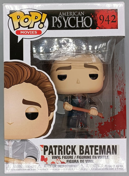 942 Patrick Bateman - American Psycho - Box Damaged Funko POP