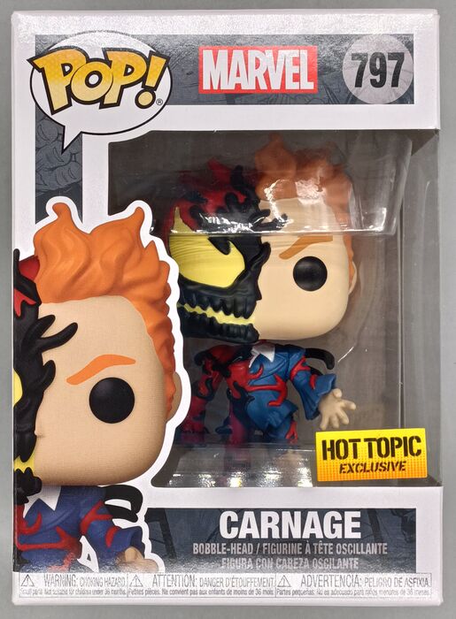 797 Carnage (Transforming) - Marvel - Box Damaged Funko POP