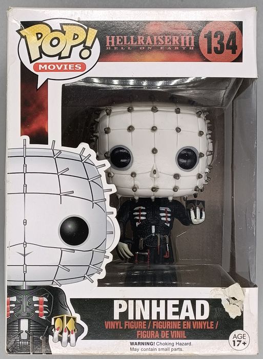 134 Pinhead - Horror - Hellraiser III - Box Damaged Funko POP Funko