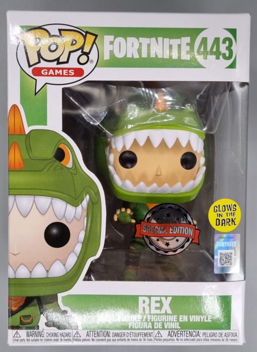 443 Rex - Glow - Fortnite Funko POP