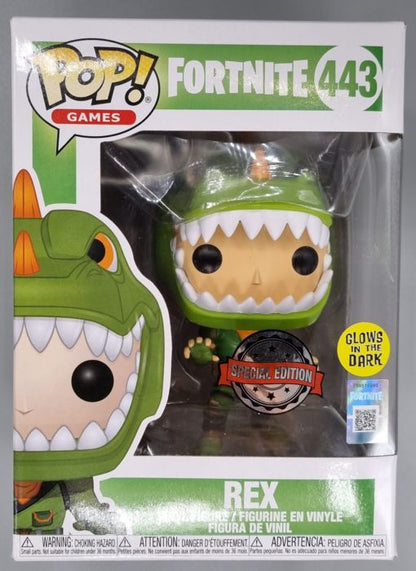 443 Rex - Glow - Fortnite Funko POP