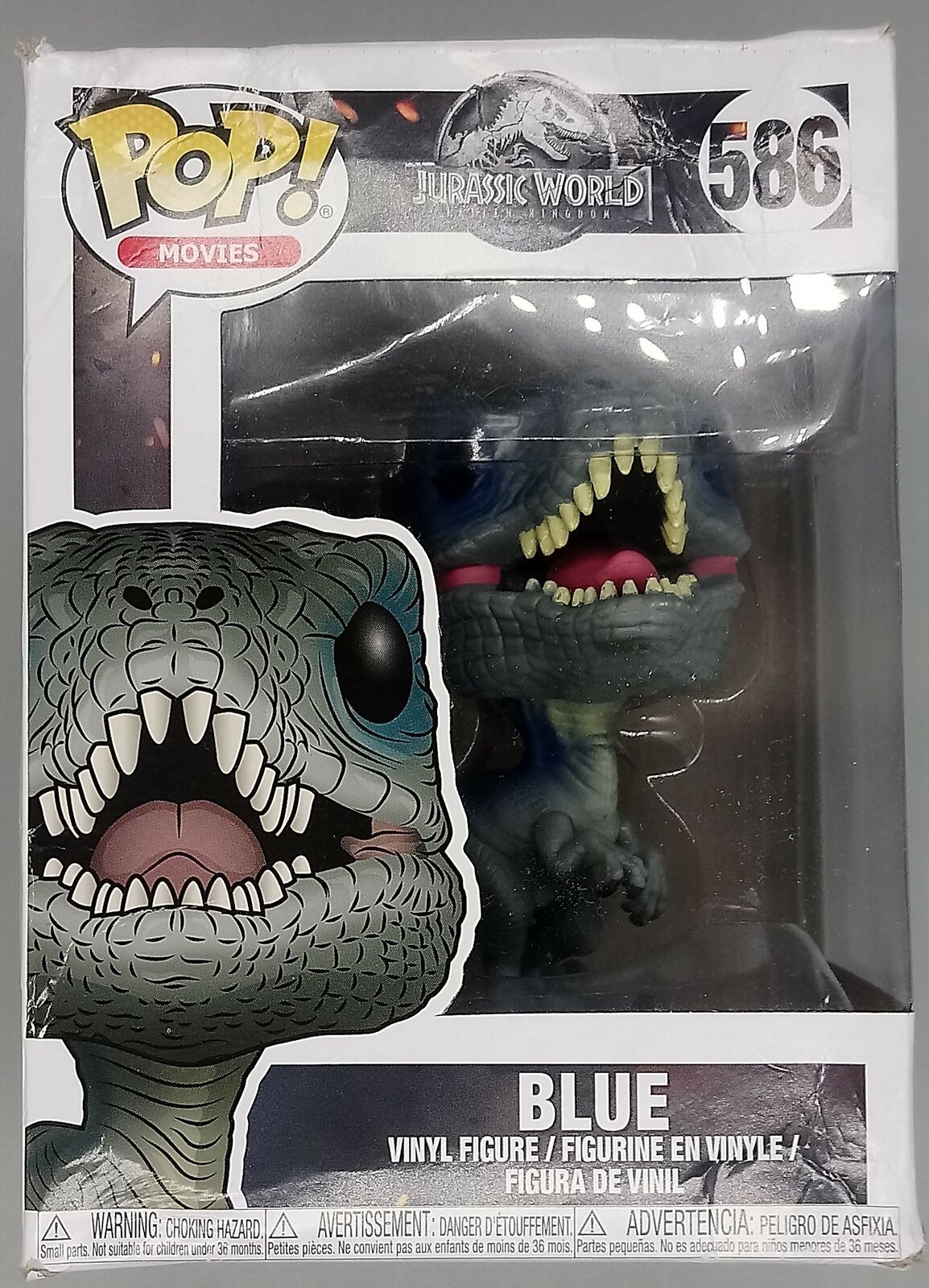 586 Blue - Jurassic World Fallen Kingdom - Funko POP - Box Damaged Funko