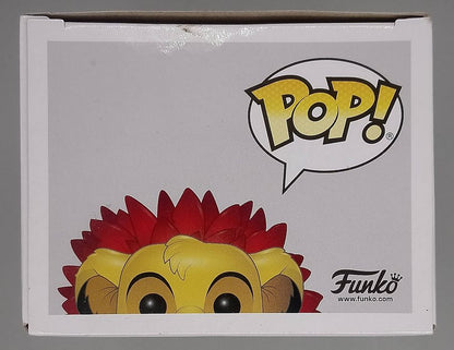 302 Simba (Leaf Mane) - Flocked - Disney Lion King - Box Damaged Funko POP