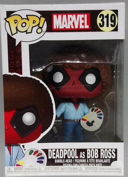 319 Deadpool as Bob Ross - Marvel Deadpool Funko POP Funko