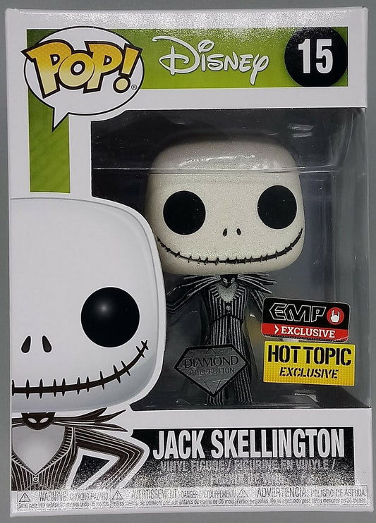 15 Jack Skellington - Diamond Nightmare Before Christmas Funko POP