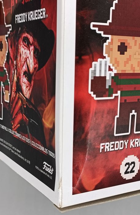 22 Freddy Krueger - 8-Bit A Nightmare On Elm St- Funko POP - Box Damaged