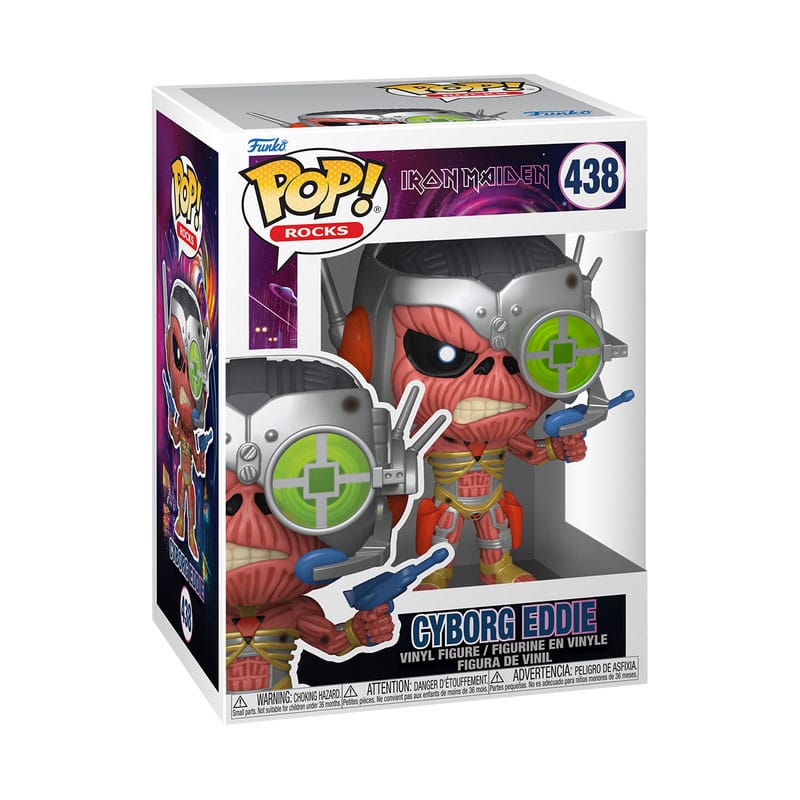 438 Cyborg Eddie - Iron Maiden - Rocks Funko POP - Brand New