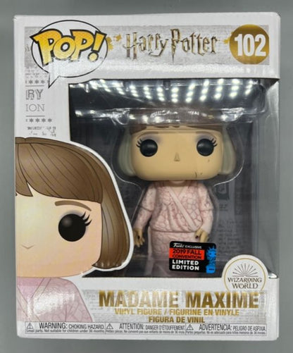 102 Madame Maxime (Yule)  6 Inch Harry Potter 2019 Con Funko POP - Box Damaged