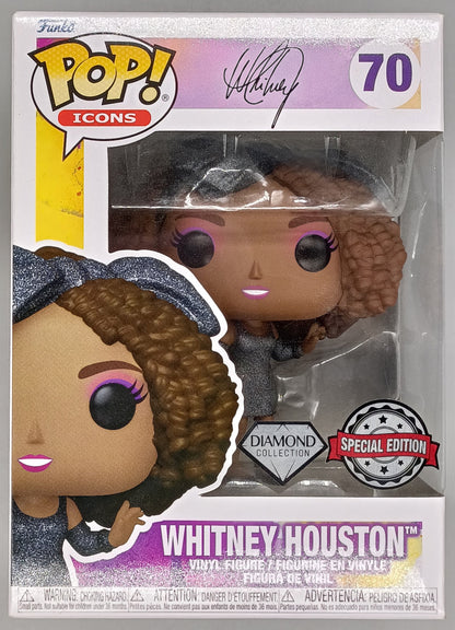 70 Whitney Houston - Diamond - Rocks - Brand New Funko POP in Protector Funko