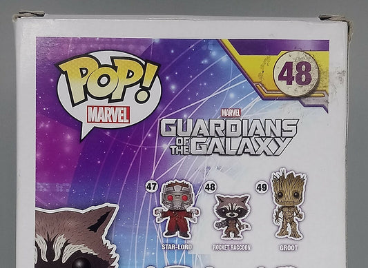 48 Rocket Raccoon Marvel Guardians of the Galaxy - Box Damaged Funko POP