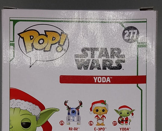 277 Yoda (Santa) - Star Wars - Holiday - Box Damaged Funko POP