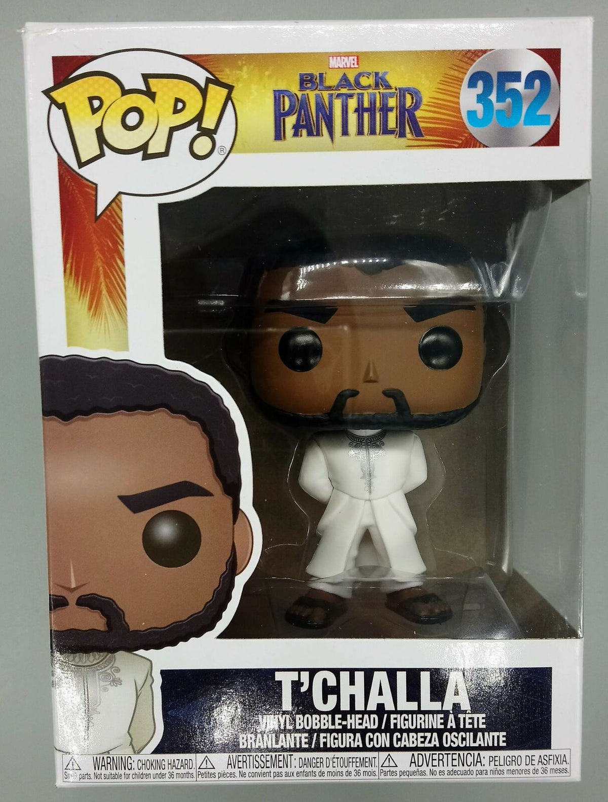 352 T'Challa (White) - Marvel Black Panther Funko POP