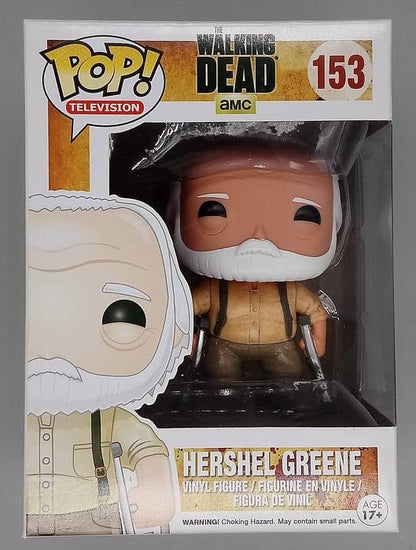 153 Hershel Greene - The Walking Dead - Funko POP - Box Damaged