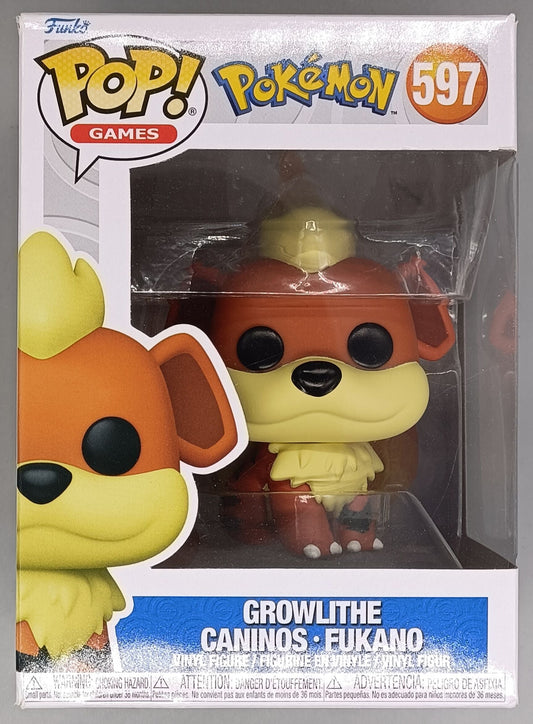 597 Growlithe - Pokemon - Funko POP - Box Damaged