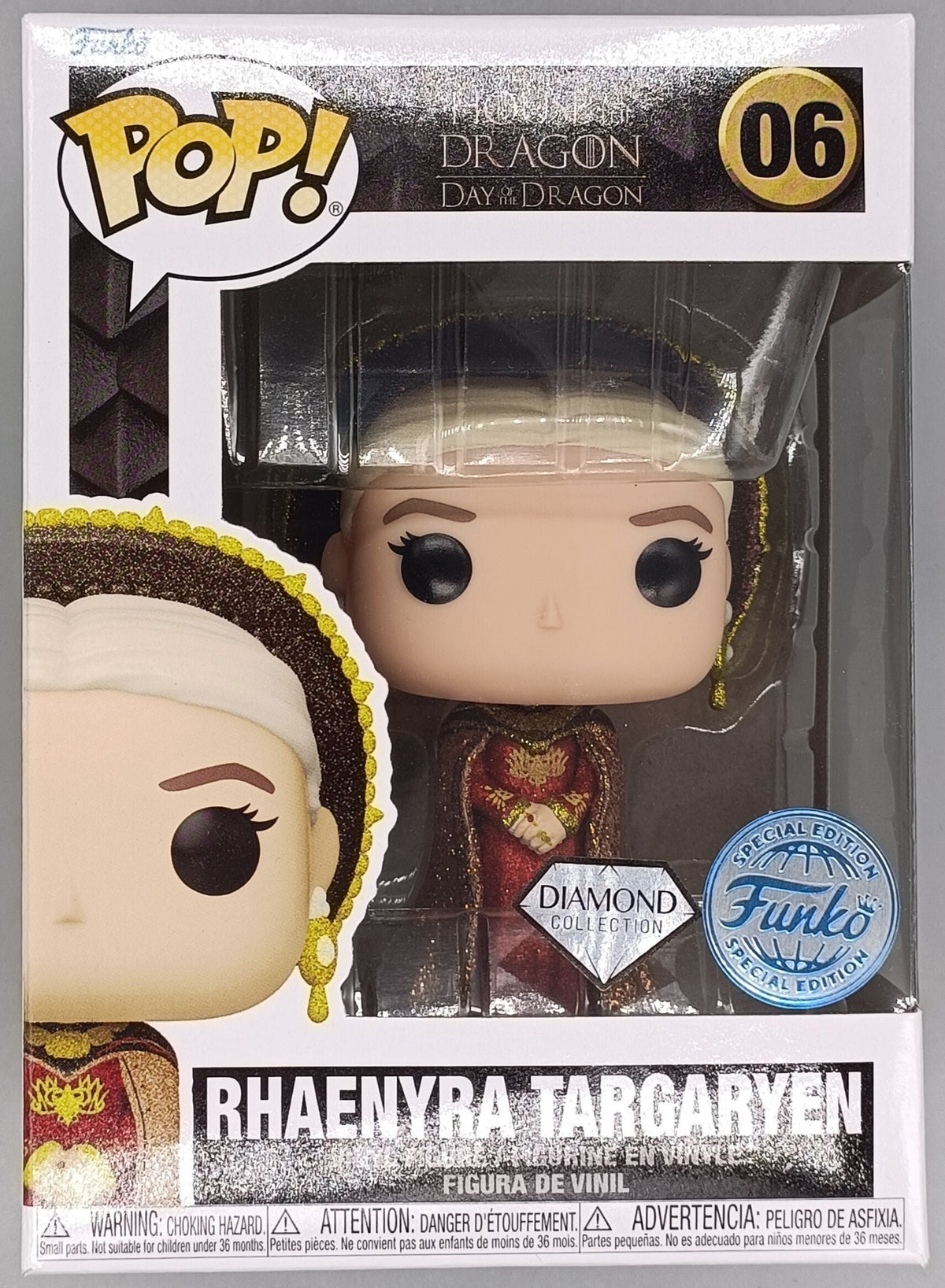 06 Rhaenyra Targaryen - Diamond - House of the Dragon Funko POP Funko