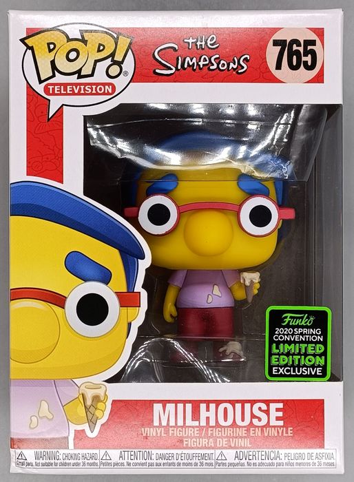 765 Milhouse - The Simpsons - 2020 Con - Box Damaged Funko POP