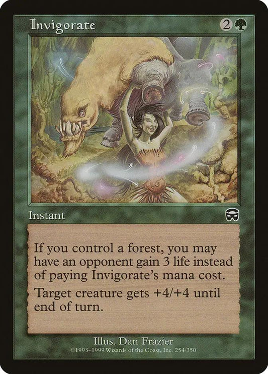 254 - Invigorate - Mercadian Masques - Normal - Magic: The Gathering Card