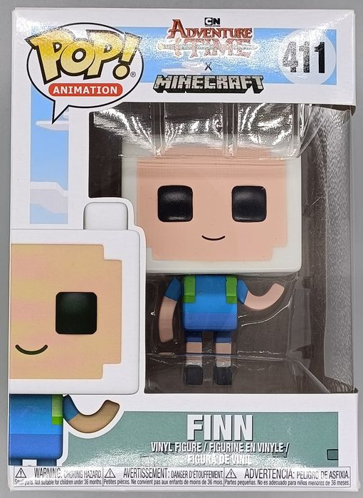 411 Finn (Minecraft) - Adventure Time - Box Damaged Funko POP Funko