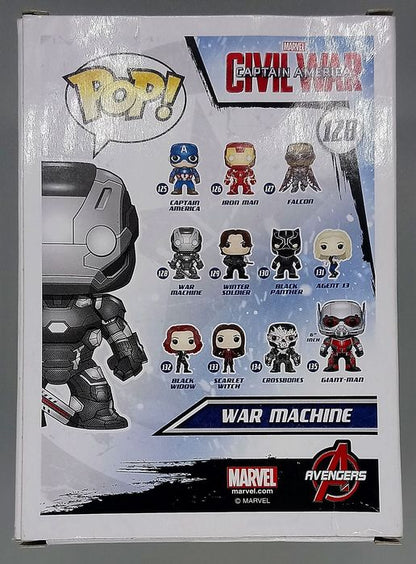 128 War Machine - Marvel Captain America Civil War Box Damaged Funko POP