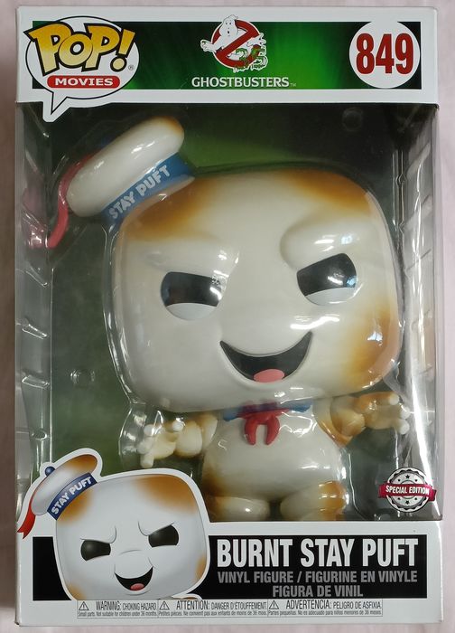 849 Burnt Stay Puft - 10 Inch - Ghostbusters - Box Damaged Funko POP