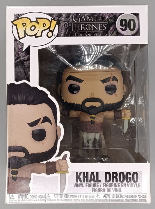 90 Khal Drogo (w/ Daggers) - Game of Thrones Funko POP - Box Damaged