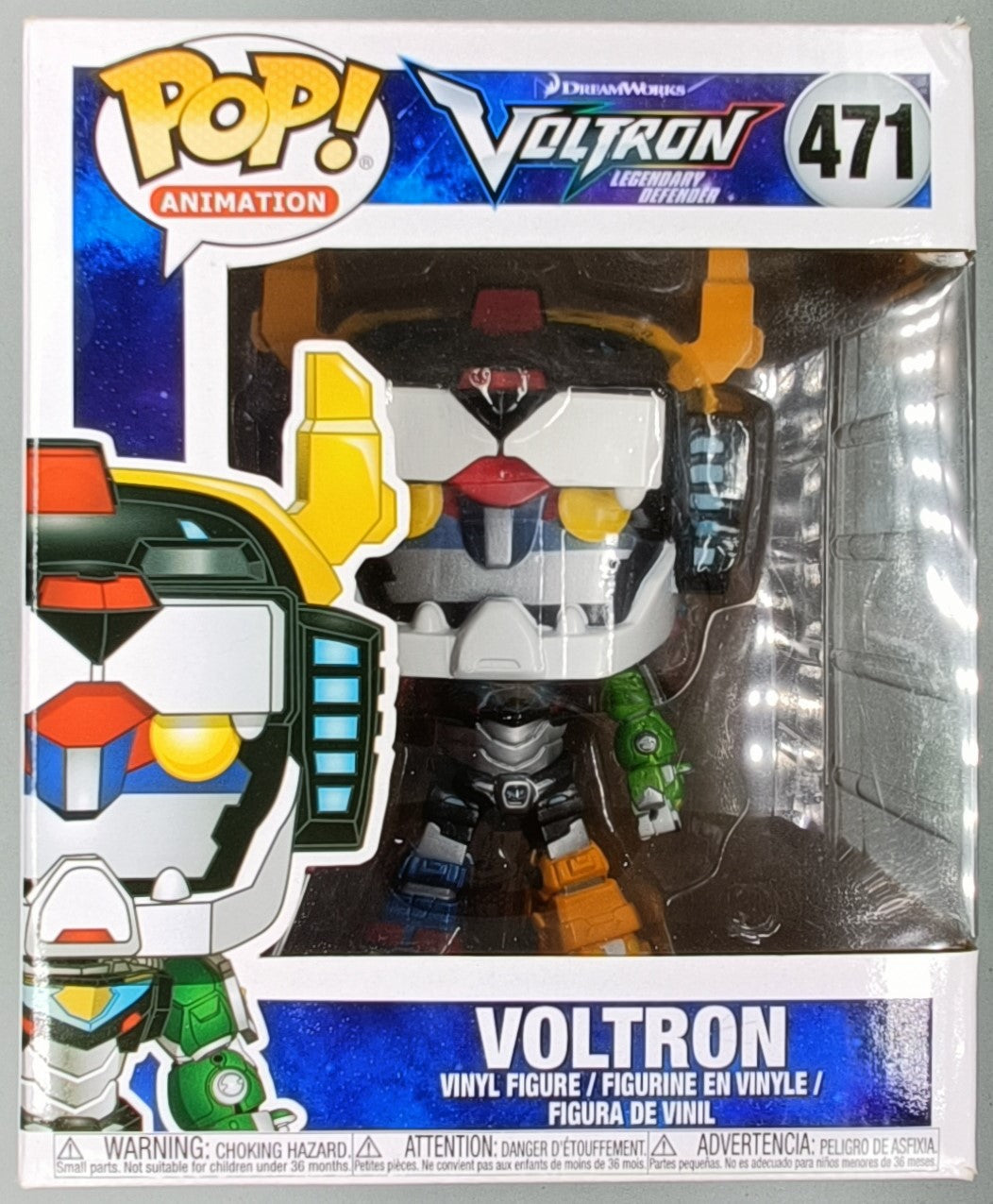 471 Voltron - 6 Inch Metallic - Voltron - Box Damaged Funko POP