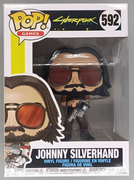 592 Johnny Silverhand (w/ Sunglasses) Cyberpunk 2077 - Funko POP - Box Damaged