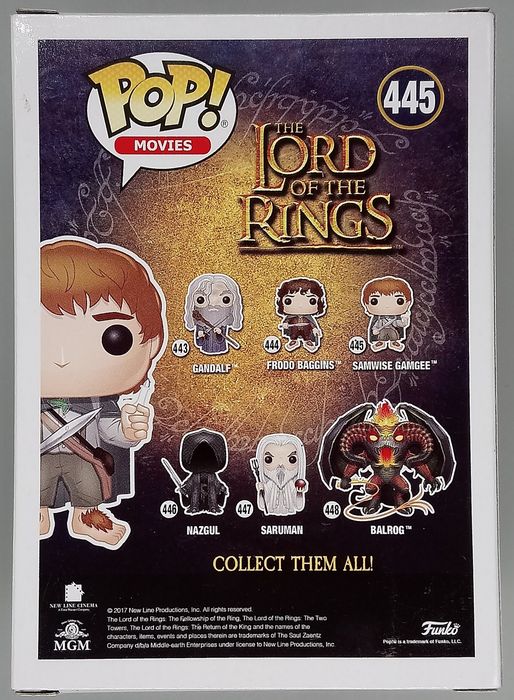 445 Samwise Gamgee - Glow - Lord Of The Rings Funko POP