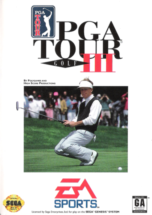 PGA Tour Golf III for Sega Mega Drive (MD) - [No Manual] Funko