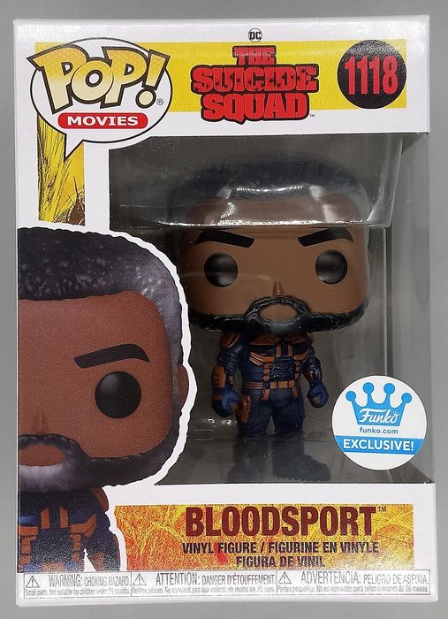 1118 Bloodsport (Unmasked) - The Suicide Squad - Funko Exc Funko POP Funko