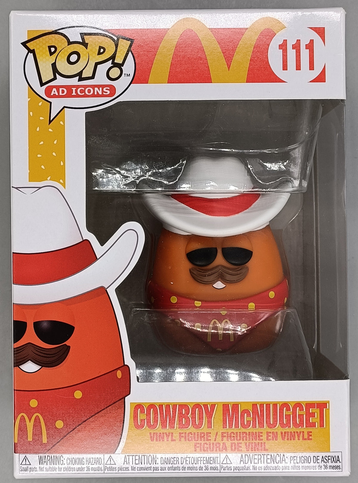 111 Cowboy McNugget - Ad Icons - McDonalds - Box Damaged Funko POP Funko