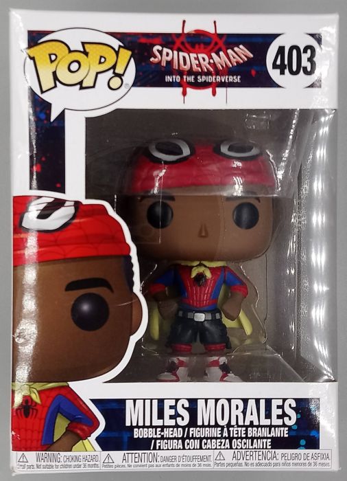 403 Miles Morales (w/ Cape) Marvel - Box Damaged Funko POP