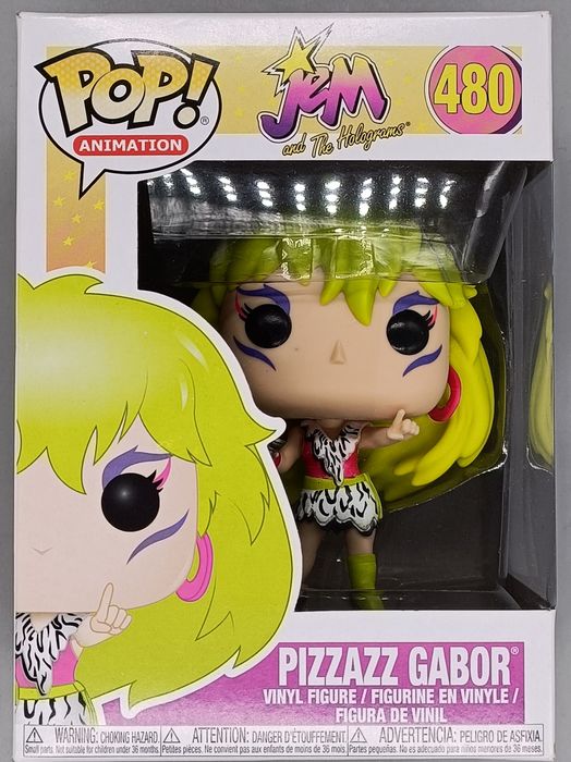 480 Pizzazz Gabor - Jem and the Holograms - Box Damaged Funko POP Funko