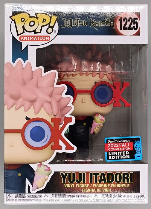 1225 Yuji Itadori (w/ Glasses) - Jujutsu Kaisen - 2022 Con Funko POP Funko