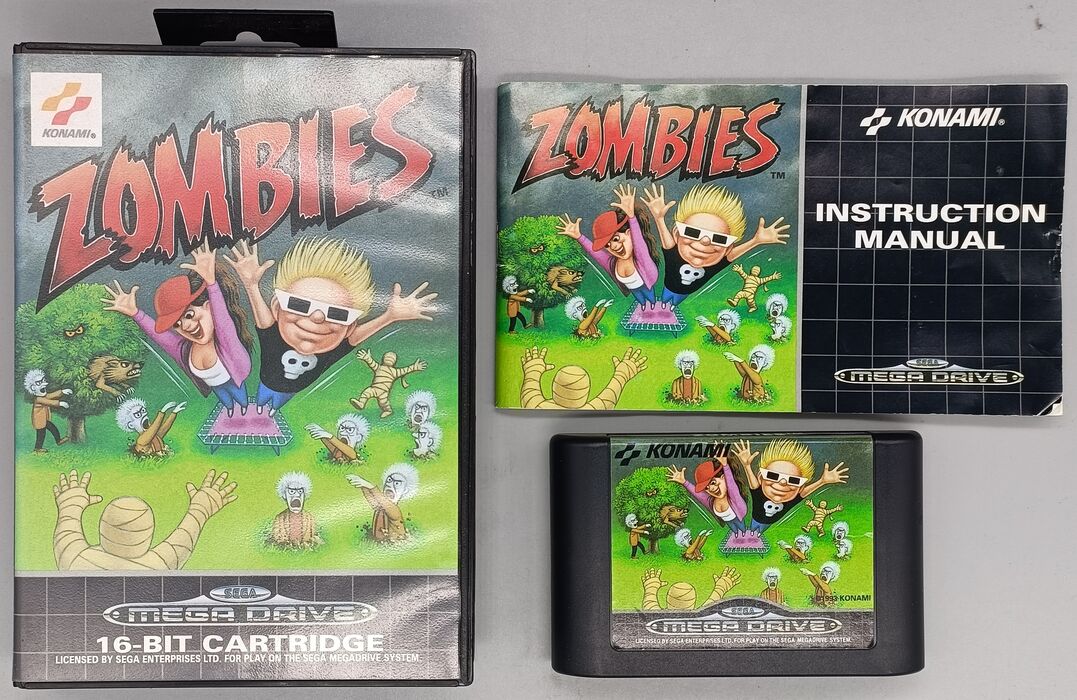 Zombies for Sega MegaDrive Mega Drive - UK CIB Sega