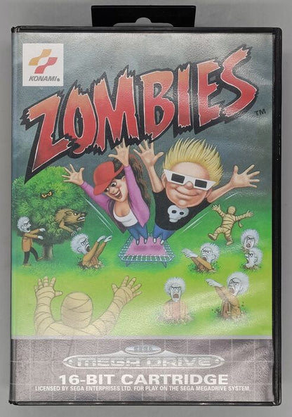 Zombies for Sega MegaDrive Mega Drive - UK CIB Sega
