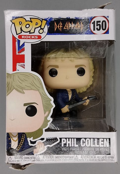 150 Phil Collen - Def Leppard - Box Damaged Funko POP Funko