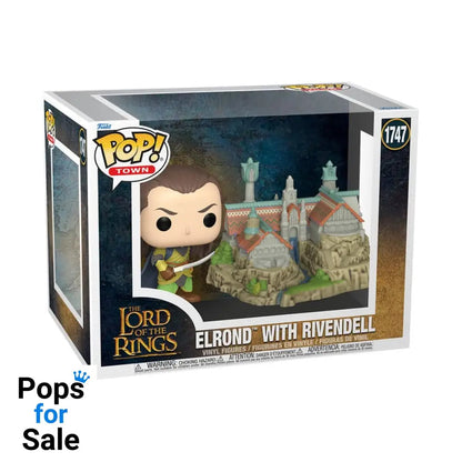 1747 Elrond with Rivendell - Town - The Lord of the Rings Funko POP - Brand New