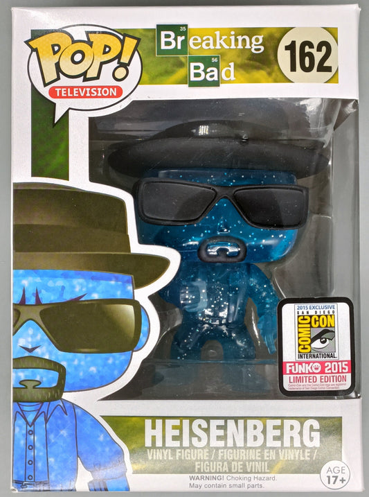 162 Heisenberg (Blue Crystal) Breaking Bad - 2015 Con - Box Damaged Funko POP Funko